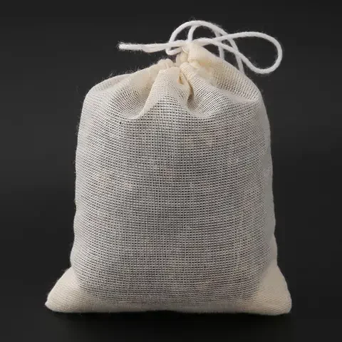 

20/50/100pcs/Lot Filter Paper Heal Seal Empty Tea Bags With String For Herb Loose Tea Soup Flavoring Cooking Teabags