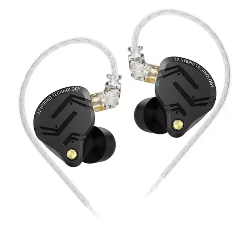 KZ ZS12 PRO X Earphones Metal 1DD+5BA Hybrid HIFI Bass In
