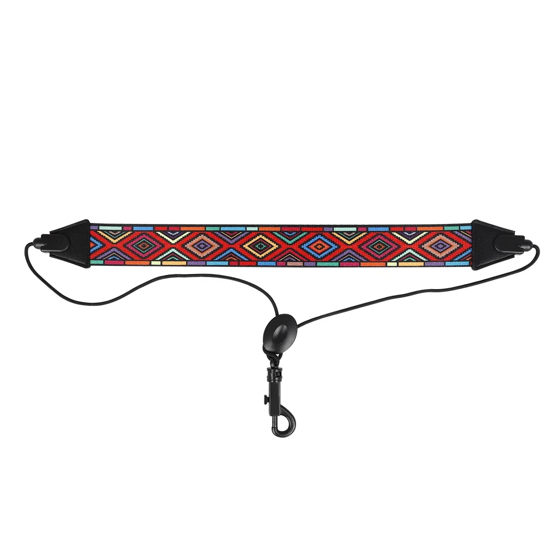 Premium Adjustable Leather Saxophone Neck Strap - Universal Fit for Soprano, Alto, and Tenor Saxophones