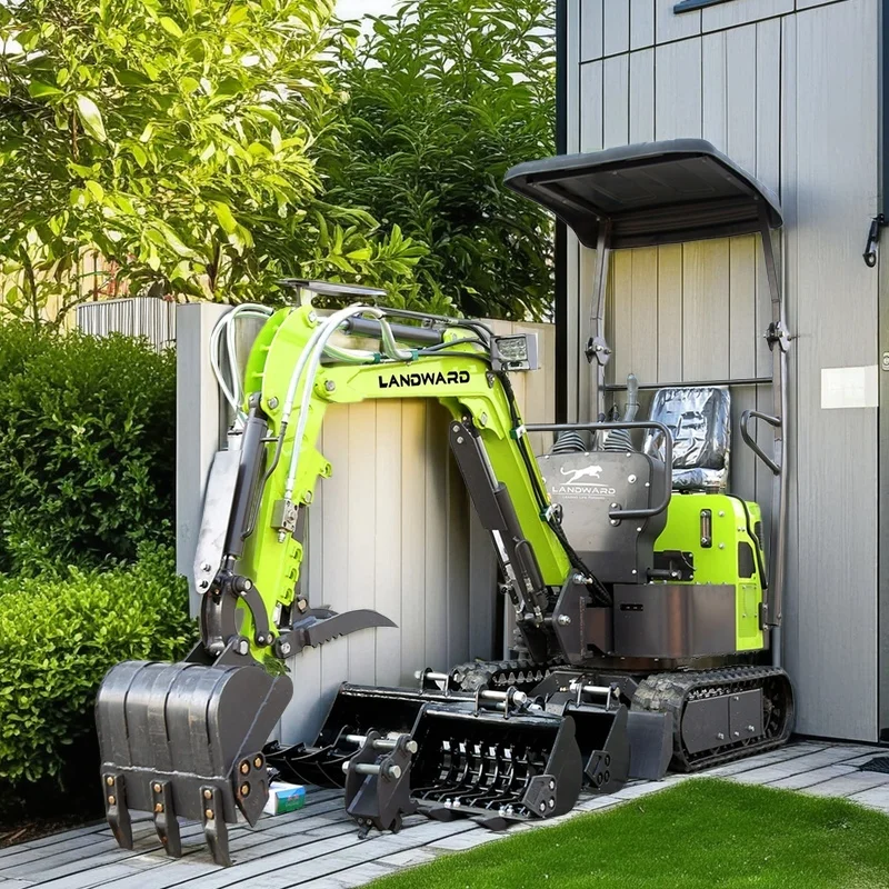 Mini Excavator 1.5 Ton Multifunctional Chinese New Crawler Digger High ...