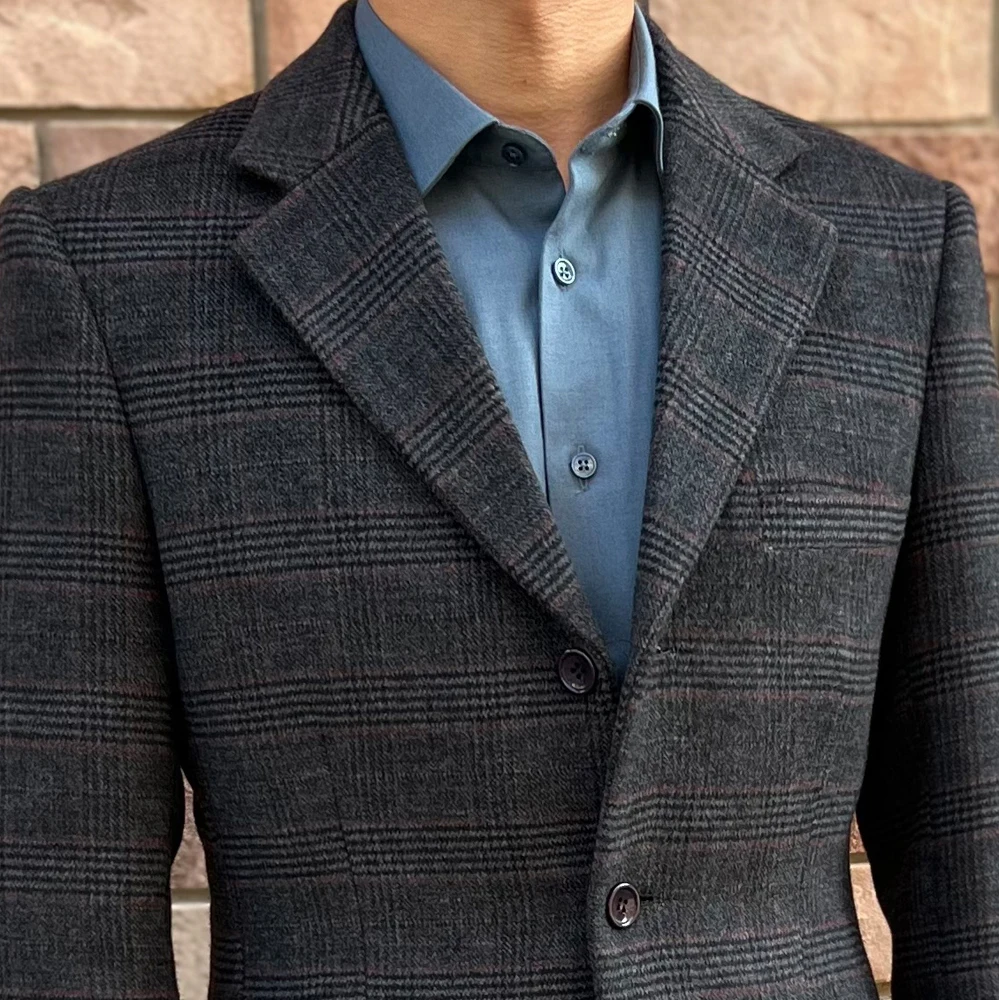 New Fashion Design Tailor Made Medium Long Heavy Wool Blend Coat For Men Coat For Men Coats Winter Jackets Woolen