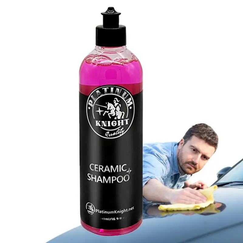 500ml Car Ceramic Coating Shampoo High Concentration Super Foam Car
