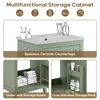 [Viedo] 20 Inch Modern Small Bathroom Vanity Cabinet With Ceramic Basin- 20*15.5*33.3 Inches,Ample Storage,1 Soft Close Door 6