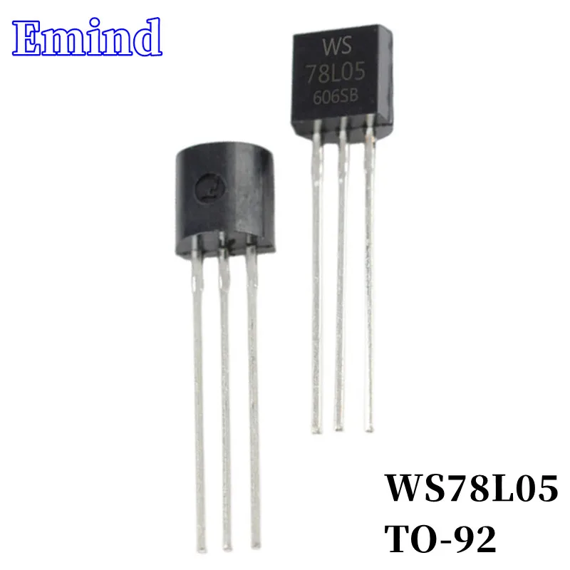 

10/30/50Pcs WS78L05 78L05 TO-92 LDO 3-terminal Regulator IC DIP Low Dropout Regulator