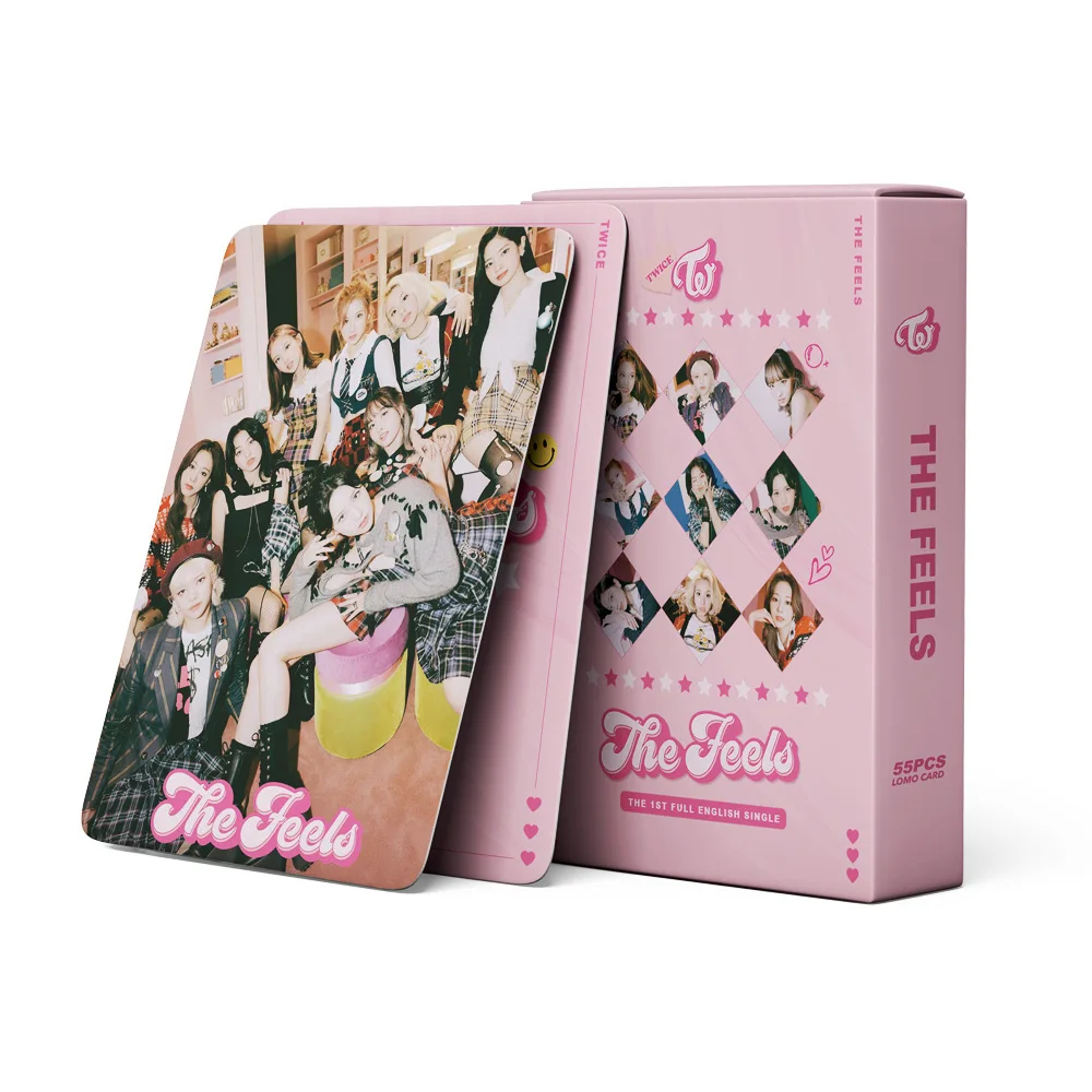Album Cards Lomo Cards Photo Album 55pcs/set TWICE 4th BEST ALBUM Photocard