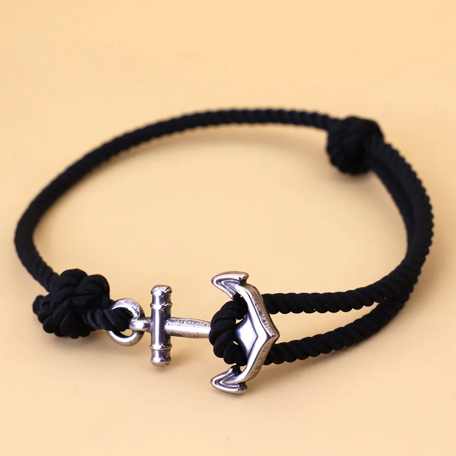 Nautical Rope Adjustable Bracelet for Men Outdoor Sports
