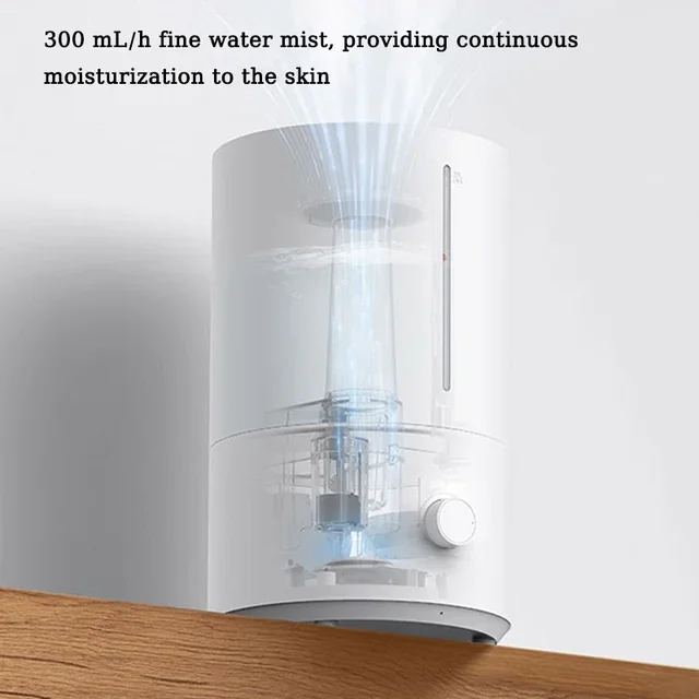 Xiaomi Mijia Humidifier 2 4L Large Capacity Water Tank Aromatherapy Function 300mL/h Humidification Smart Control Stylish Design 3