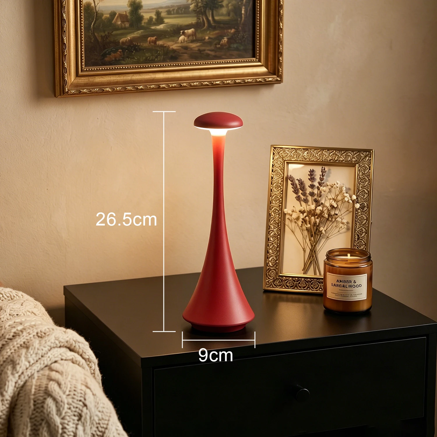 Rechargeable Mushroom Table Lamp 3
