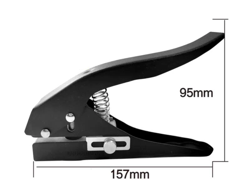 Paper Punch Hole Punching Tools Circle Hole Punch 8mm 10mm 12mm 15mm Circle Hole Punch Paper Punch Hand-held Round Single Hole for ID Cards PVC Cards Photos edge banding