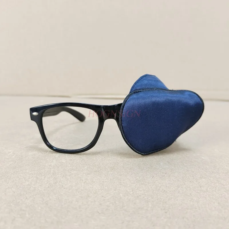 flash mask Silk single eye mask glasses cover single eye mask three-dimensional full cover boys and girls amblyopia adult 3