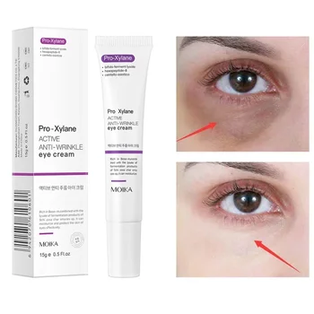 Crema per la rimozione istantanea delle borse per gli occhi Retinolo Antirughe Rassodante Pelle Dissolvenza Linee sottili Anti Cerchio scuro Gonfiore Illumina la cura della pelle degli occhi