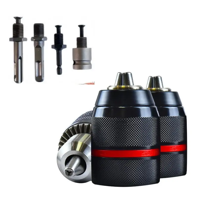 Metal Heavy Duty 1/2-20UNF 10mm 13mm Keyless Drill Chuck Hex Shank/SDS/Socket Square Female Adaptor Hardware Tool Hand Tool - Image 3