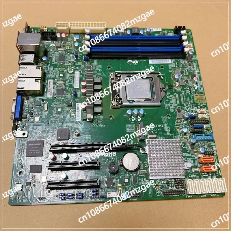 Ultramicro X11SSH-F LGA1151 서버 마더보드는 IPMI NAS 워크스테이션에 적합하며 Xeon E3 1200 V5 V6 CPU와 호환됩니다.