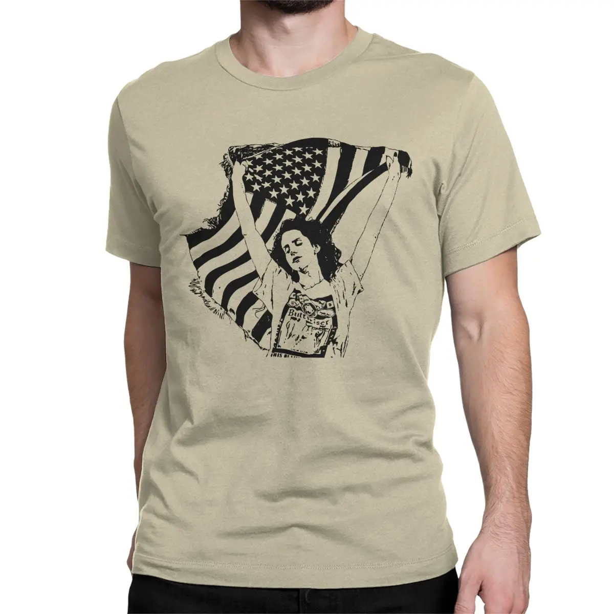 Camisetas vintage para hombre y mujer, cuello redondo, algodón puro, estilo años 90, manga corta, ropa estampada.