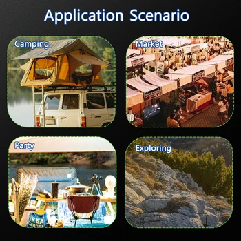 MOSLIGHT Rechargeable Camping Light Outdoor Fishing Flashlight Tent Lantern Work Emergency Mountaineering Night Lighting 80W LED 6