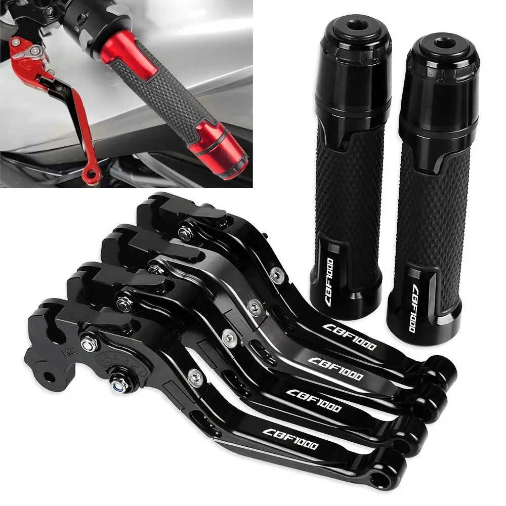 

CBF1000 2010-2013 Motorcycle CNC Brake Clutch Levers Handlebar knobs Handle Hand Grip Ends FOR HONDA CBF1000 2010 2012 2013