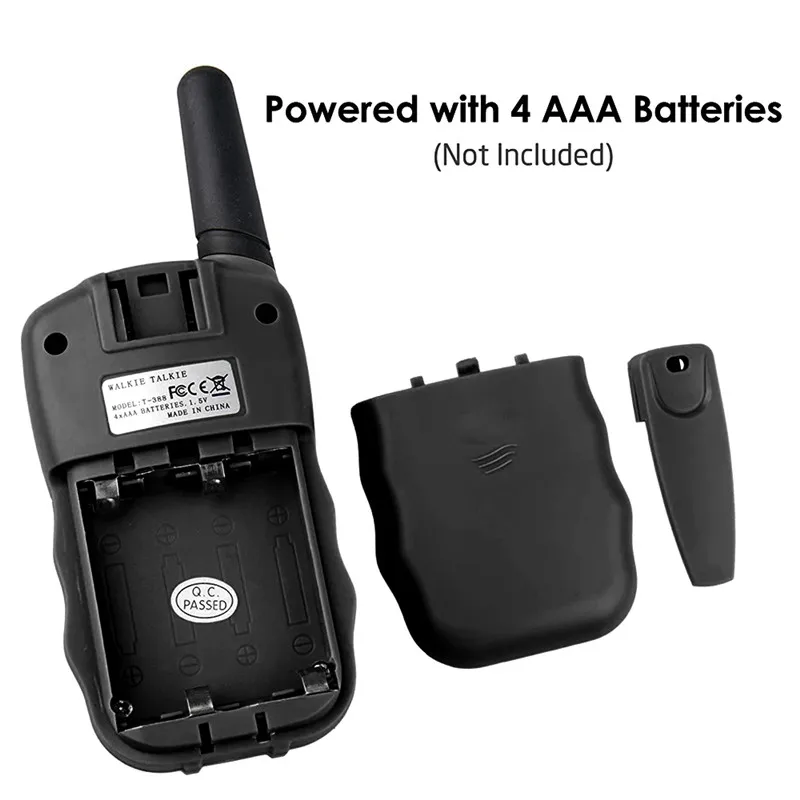 2Pcs/Set Mini Walkie Talkie Children Toy 3 Mile Range Two Way Receiver 5