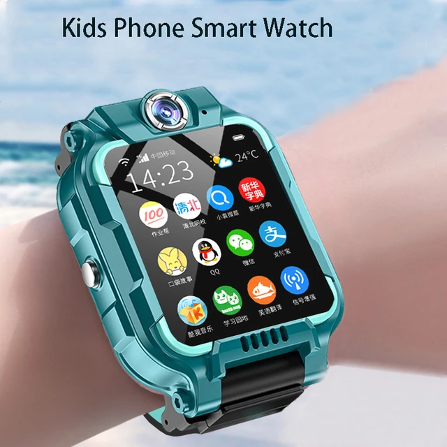 Reloj inteligente con Gps para niño y niña, accesorio de pulsera