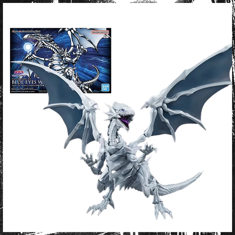 

Bandai Figure Rise Amplified Yu-Gi-Oh! Anime Figure Blue-Eyes White Dragon Assemble Toy Room Decoration Christmas Gift