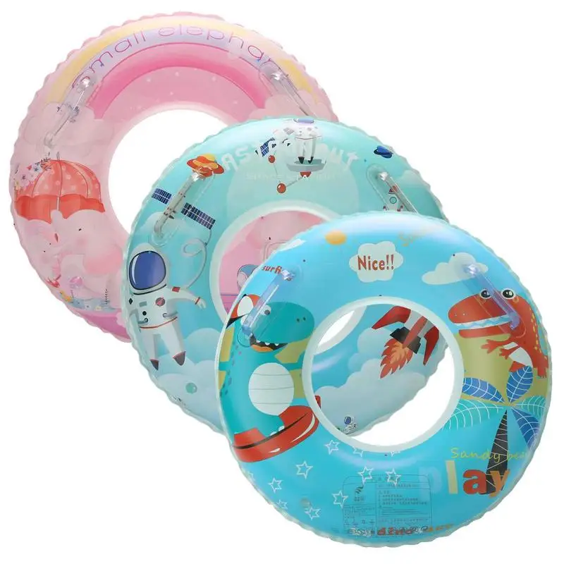 

Ring Swimming Float Swim Pool Aid Mini Inflatable Toy Pool Floats Cartoon Animal Buoy Tube Pool Floaties