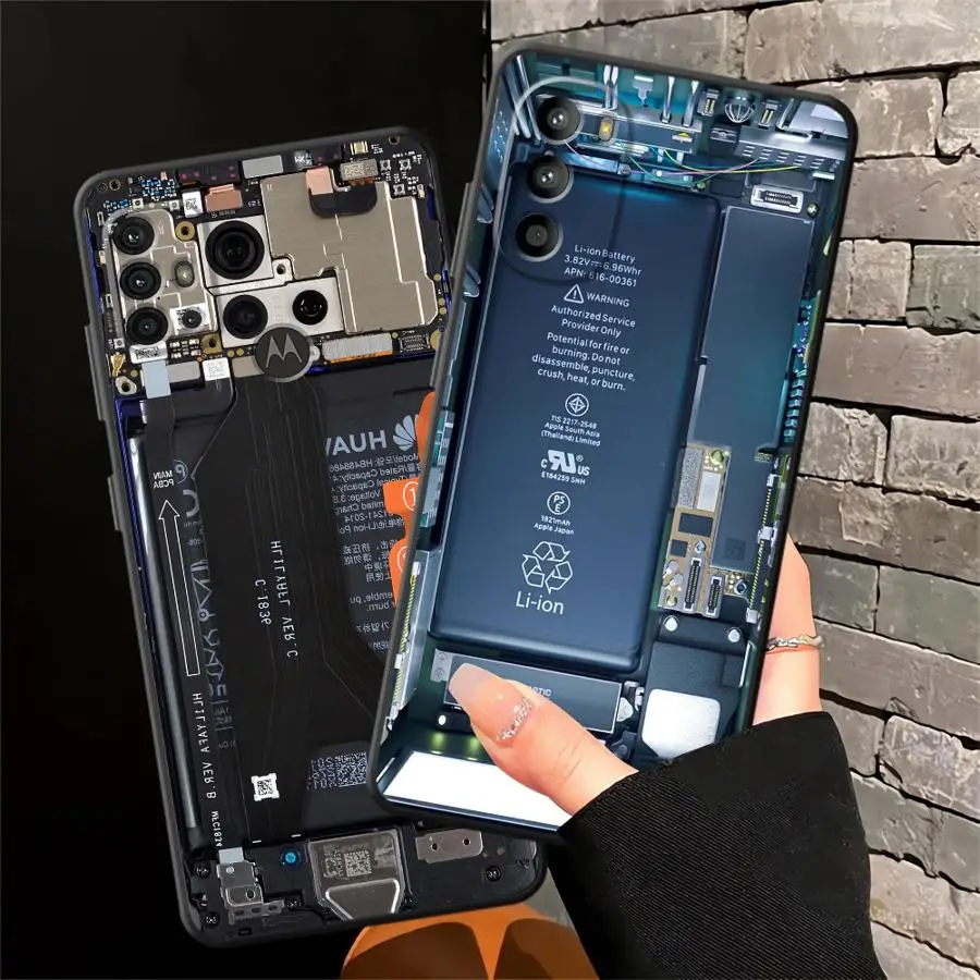 Premium Black Motherboard Circuit Board Protective Case
