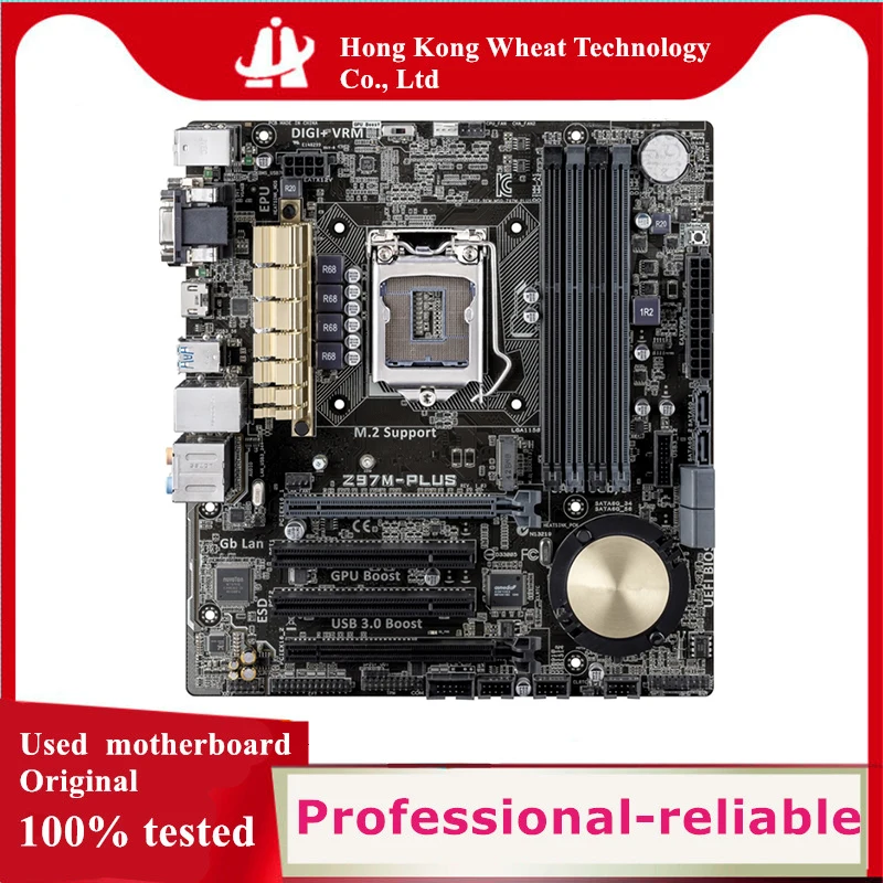 Scheda Madre Intel Z97 Z97M-Plus Usata Originale Lga 1150 Lga1150 Ddr3 32Gb Usb2.0 Usb3.0 Scheda Madre Desktop Sata3