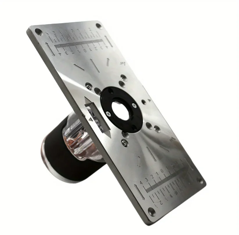 Aluminum Multifunctional Woodworking Router Table Insert for Carpentry and Engraving Tasks
