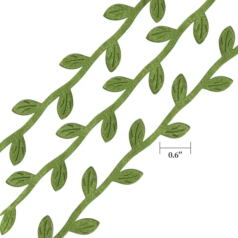 10/20Meters Leaf Ribbon Artificial Garland Vines Leaves String for Baby Shower Home Wedding Party Balloon Wreaths DIY Craft satin ribbons ribbon decoration ribbon supplies wrapping ribbon satin ribbon sewing ribbon christmas ribbon organza ribbon polyester ribbon velvet ribbon