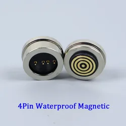 Waterproof Magnetic Connector with 360° Blind Suction for DC Signal Transmission and Charging (4Pin)