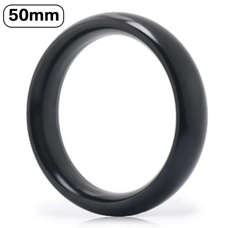 WAKEWAY 40MM, 45MM, 50MM Stainless Steel Metal Men's Fashion Ring Penis Delayed Ejaculation Ring