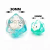 Bescon Oversized DND Animal Dice Set of Dolphin, Giant 7pcs Dolphin Polyhedral D&D Dice Set, Big Sized Dungeons and Dragons Dice 5