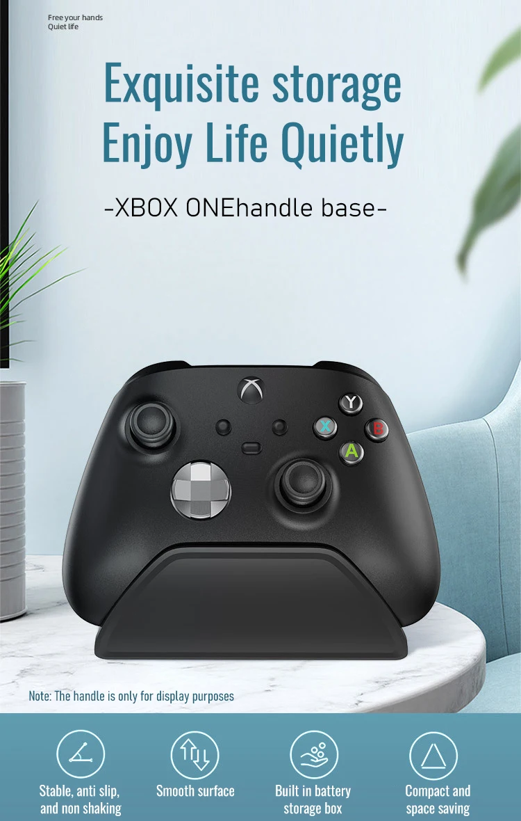 Xbox 시리즈 S X ONE/ONE SLIM/ONE X 게임 패드 데스크 홀더 브래킷 용 AOLION 게임 컨트롤러 스탠드 도크 지원