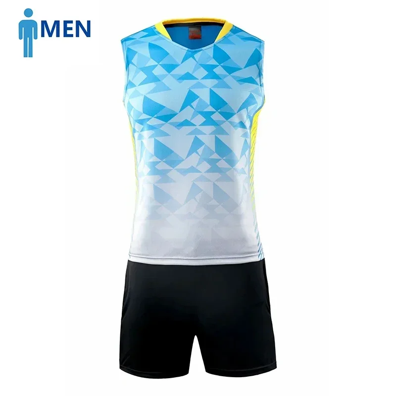 Volleyball Set Uniforms sleeveless Shirts with shorts Men Women badminton shirt Tennis jerseys Team training Top quality