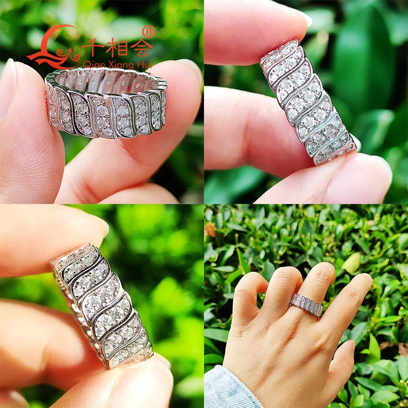 Anillos De Boda únicos En Plata De Ley, Juego De Anillos De