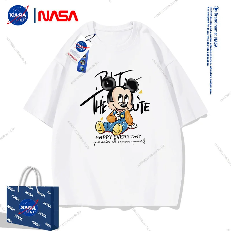 

Disney Mickey Mouse Animation Joint Peripheral High Quality Boy Girls Short Sleeve 3-14 Year OldChildren's Cotton T-Shirt Summer