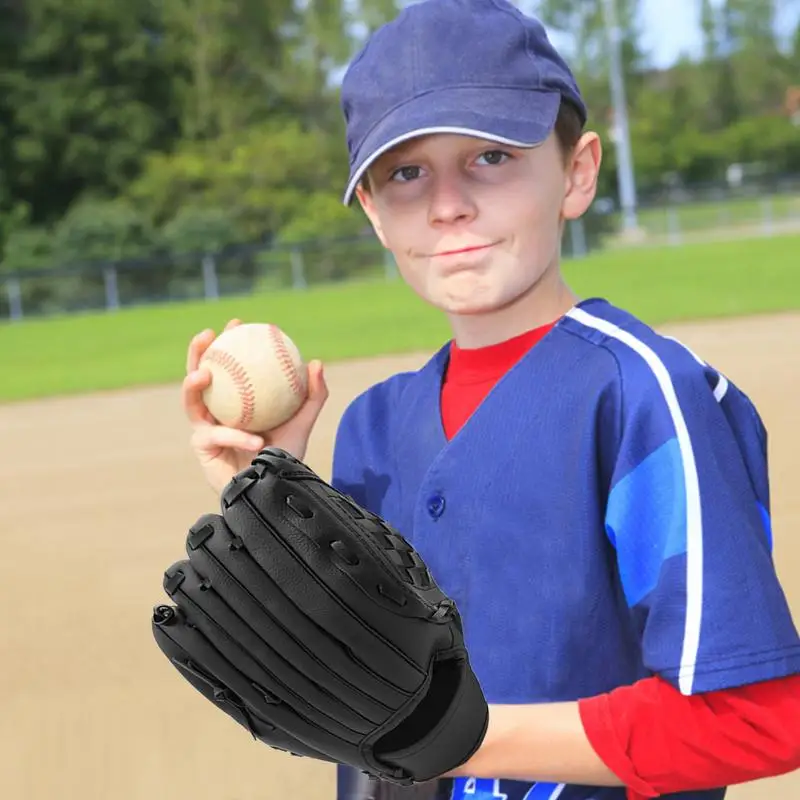 Outdoor Sports Baseball Glove Softball Practice Equipment 10.5/11.5/12.5 Inch Left Hand Kids Adults Men Women Training
