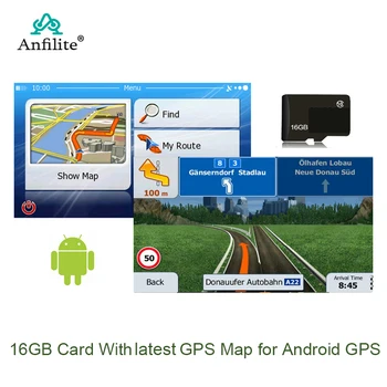 Navigazione GPS per auto Scheda SD da 16 GB Mappa 2024 Mappa per navigazione GPS per auto Android Europa/Russia/USA/Spagna/Au/ Medio Oriente