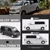 1/36 VW Multivan T6 MPV Alloy Car Model Diecast Metal Vehicles Car Model Simulation Miniature Scale Collection Children Toy Gift 6