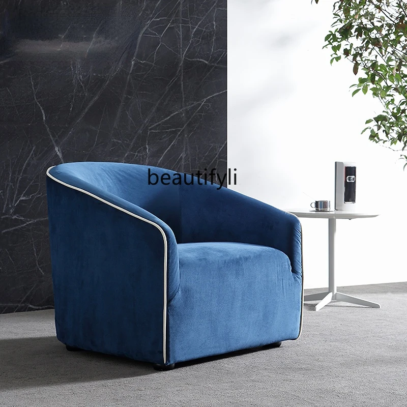 

yj Modern Minimalist Style Single Cloth-Sofa Cafe Hotel Homestay Couch Conference Chair Card Holder