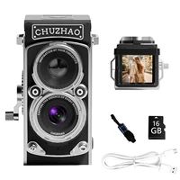 CHUZHAO M1 Retro CCD Dual Reflex Digital Camera High-definition Mini Camera Portable Camera With Manual Joystick 1080p Video - Image 6