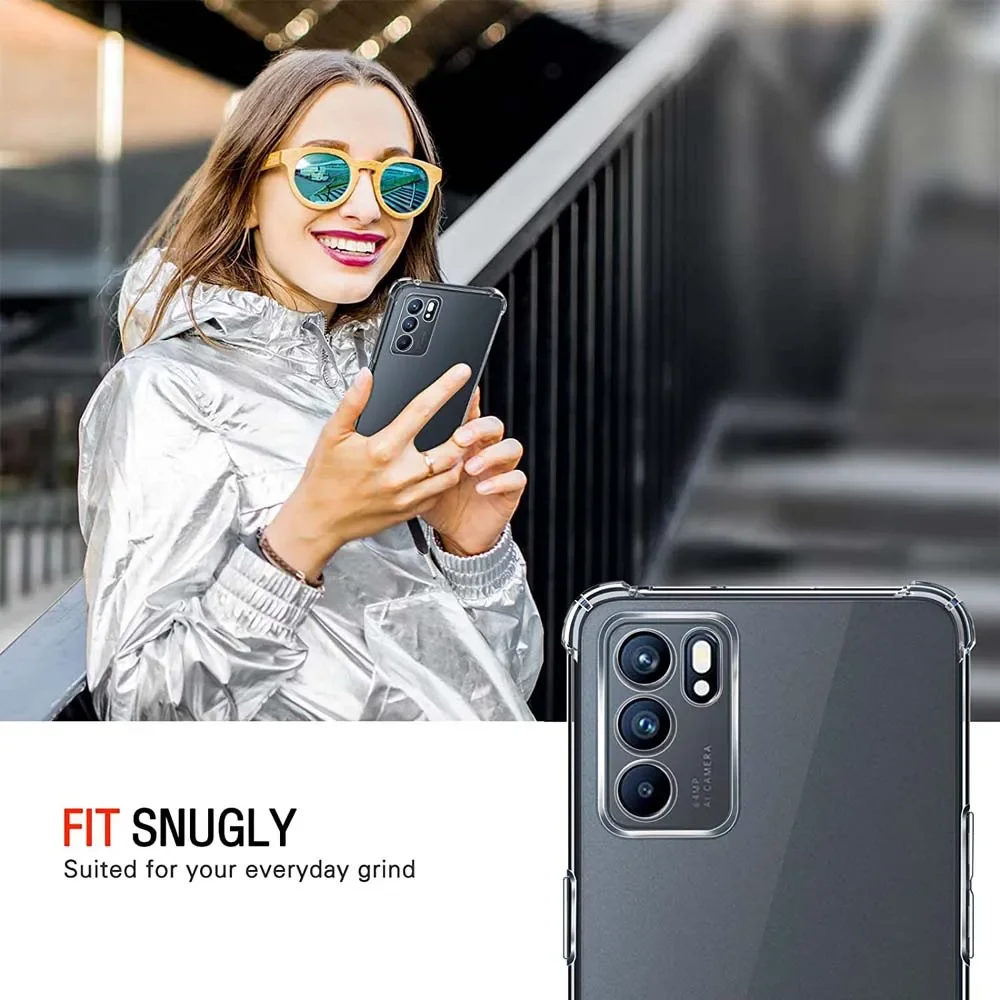 Shockproof Clear TPU Transparent Dustproof Phone Case Cover