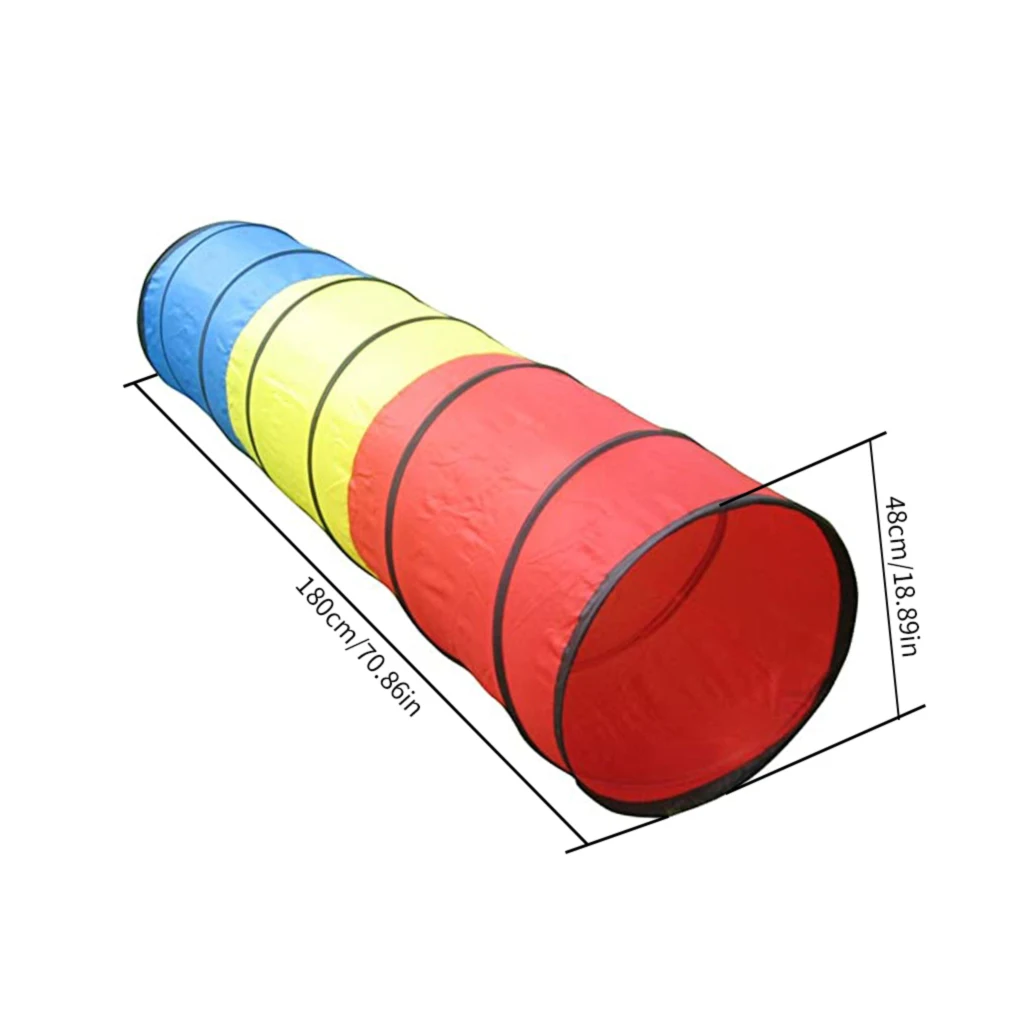 Children Play Foldable Tunnel Crawling Toddlers Portable Crawl Tube Children's tent crawling tunnel Accessory