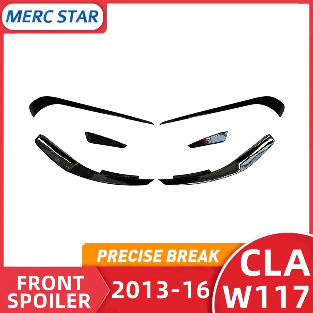 2013 To 2015 CLA C117 CLA200 220 250 CLA45 Front Bumper Spoiler Fog Lamp Light Lip Trim Cover Splitter car exterior accessories