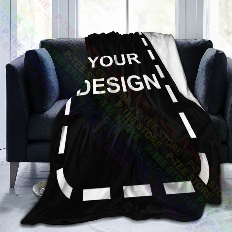 Personalized Customized DIY Logo Blanket 3D Print Blanket - Image By POP-UP Store 4