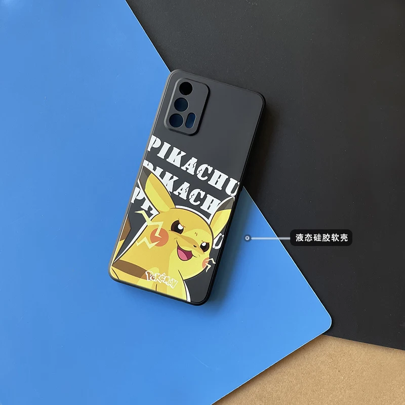 2022 Pokemon Pikachu Cases For iPhone 11 12 Pro MAX 6S 7 8 Plus XS MAX 12 13 Mini X XR SE 2020 Back transparent Coque Funda iphone se leather case