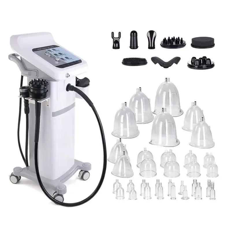 3 in 1 G8 vibration massage vacuum slimming fat removal breast butt buttock lifting s shape body machine