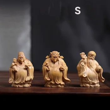 Fu Lu Shou Gods Statue 3-Piece Set