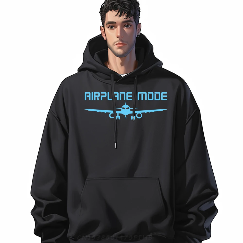 Airplane Mode Pilot Lover Traveler Travel for Cool Shirts Graphic Tee Camiseta Masculina Korean