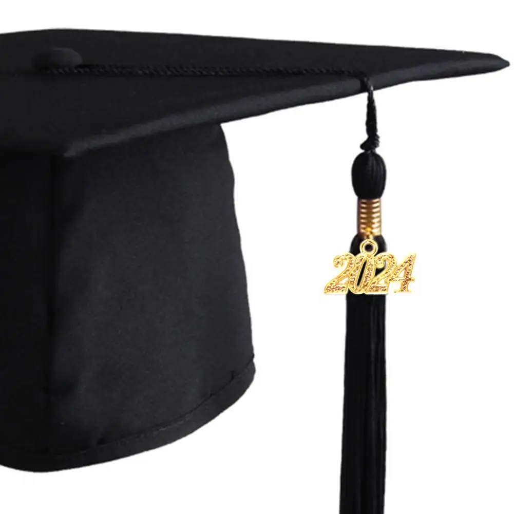 Graduation Uniform With Tassel Zipper Closure Long Sleeve Loose Cardigan Dress-up College Graduation Gown Hat Set graduation gown set