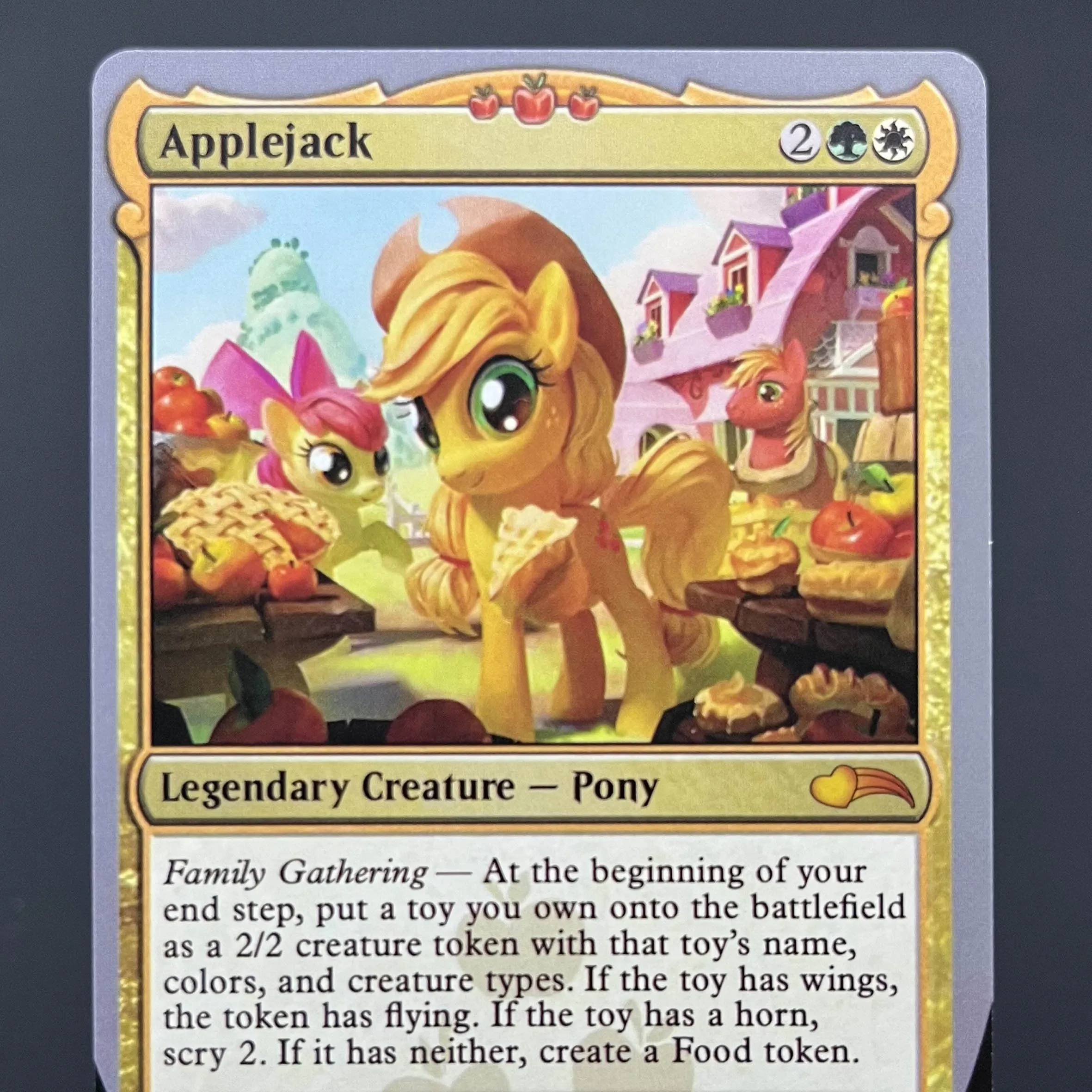 SLD SLX MKC MKM CLU HOLO3-Ⅱ01 TCG Proxy Cards Deck Borad Games Single Hologram Proxies Jace, the Mind Sculptor applejack playing cards